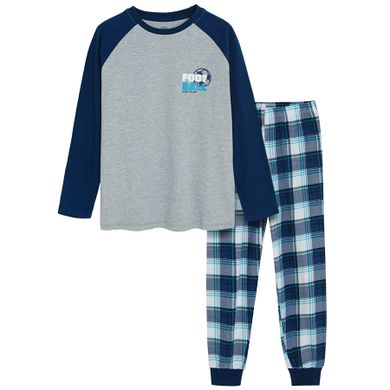 Cool Club, Pijama pentru baieti, gri-bleumarin