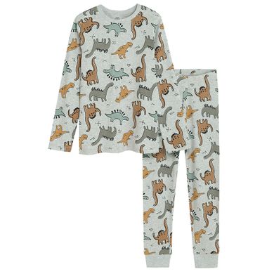 Cool Club, Pijama pentru baieti, gri melanj