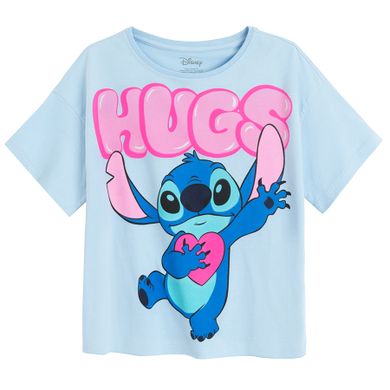 Cool Club, Pijama pentru fete, albastru, imprimeu Lilo si Stitch