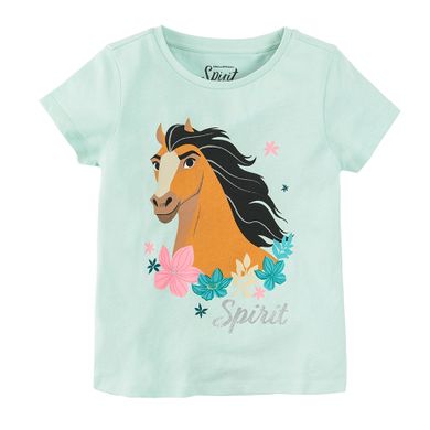 Cool Club, Pijama pentru fete, verde-menta, imprimeu Spirit neimblanzit