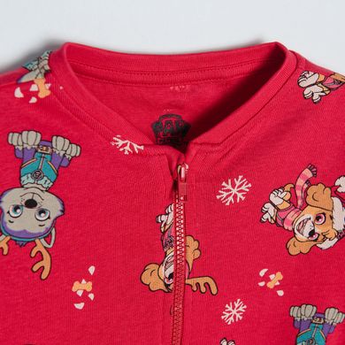 Cool Club, Pijama-salopeta pentru fete, rosu, imprimeu Paw Patrol