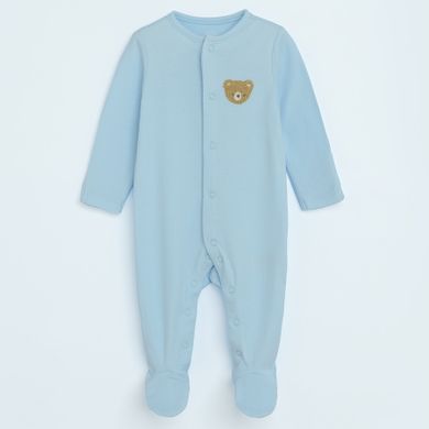 Cool Club, Pijama tip salopeta pentru baieti, albastru, set, 2 buc.