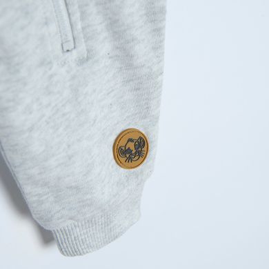 Cool Club, Pijama tip salopeta pentru baieti, gri melange, imprimeu Lion King