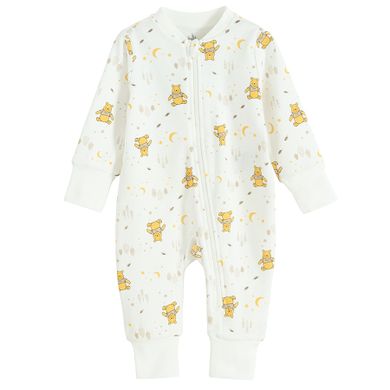 Cool Club, Pijama tip salopeta pentru bebelusi, mix, imprimeu Winnie the Pooh, set, 2 buc.