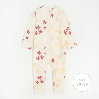 Cool Club, Pijama tip salopeta pentru fete, ecru