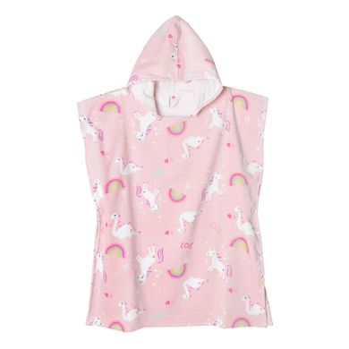 Cool Club, Prosop tip poncho cu gluga pentru fete, roz