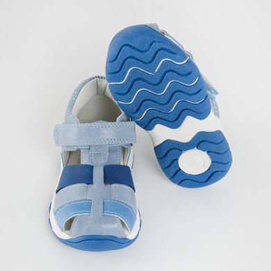 Cool Club, Sandale pentru baieti, albastru, brant din piele
