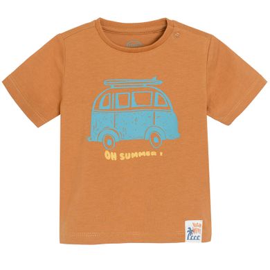 Cool Club, Set pentru baieti, Tricou, Pantaloni scurti, maro-albastru
