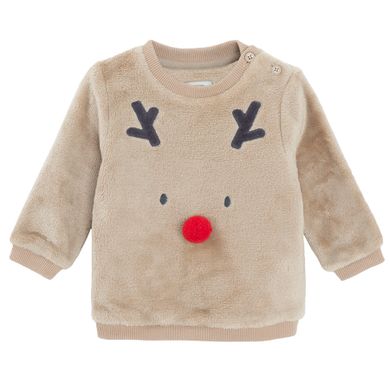 Cool Club, Set pentru bebelusi, Bluza, Pantaloni cu botosei, maro deschis