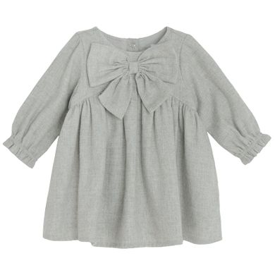 Cool Club, Set pentru fete, Rochie cu maneca lunga pentru fete, Dresuri, gri, ecru