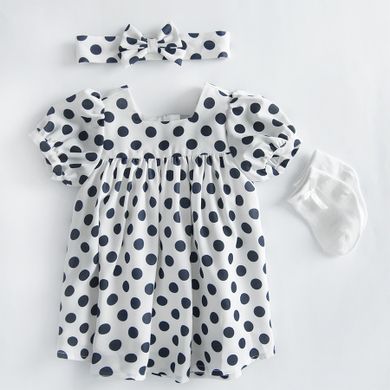 Cool Club, Set pentru fete, Rochie cu maneca scurta pentru fete, Sosete, Bentita, mix