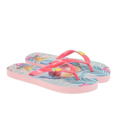 Cool Club, Slapi flip-flop pentru fete, mix de culori, imprimeu flori