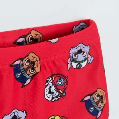 Cool Club, Sorturi de baie pentru baieti, rosu, imprimeu Paw Patrol