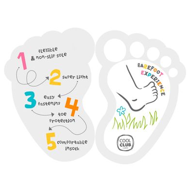 Cool Club, Tenisi pentru baieti, albastru, talpa Barefoot
