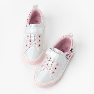 Cool Club, Tenisi pentru fete, alb, imprimeu Minnie Mouse