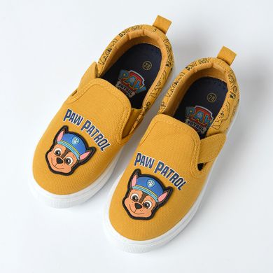Cool Club, Tenisi tip slip on pentru baieti, mustar, Chase, imprimeu Paw Patrol