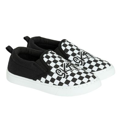 Cool Club, Tenisi tip slip on pentru baieti, negru