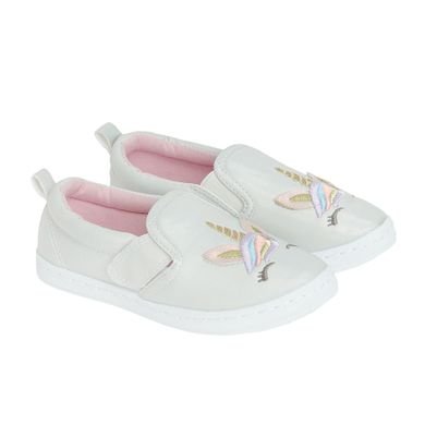 Cool Club, Tenisi tip slip on pentru fete, holografica, argintiu