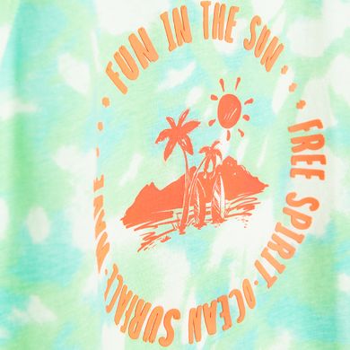 Cool Club, Tricou fara maneci pentru baieti, alb-verde