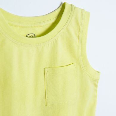 Cool Club, Tricou fara maneci pentru baieti, galben