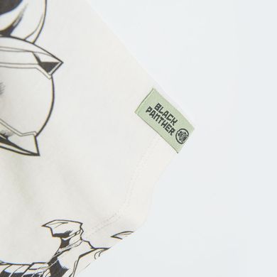 Cool Club, Tricou pentru baieti, ecru, imprimeu Marvel Super Heroes