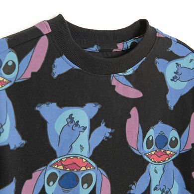 Cool Club, Tricou pentru baieti, negru, imprimeu Lilo si Stitch