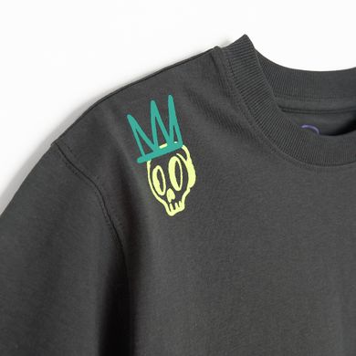 Cool Club, Tricou pentru baieti, oversize, granit