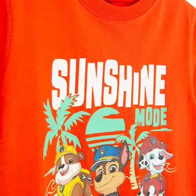 Cool Club, Tricou pentru baieti, rosu, imprimeu Paw Patrol