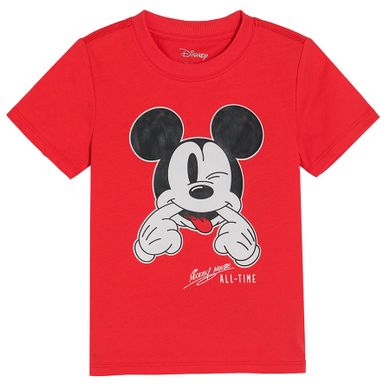 Cool Club, Tricou pentru copii, rosu, imprimeu Mickey Mouse