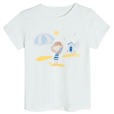 Cool Club, Tricou pentru fete, alb