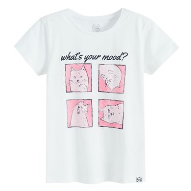 Cool Club, Tricou pentru fete, alb