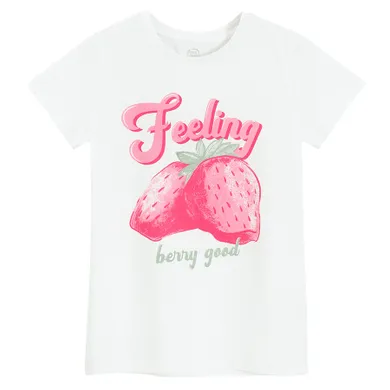 Cool Club, Tricou pentru fete, alb