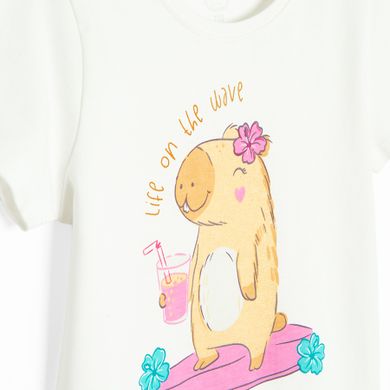 Cool Club, Tricou pentru fete, alb