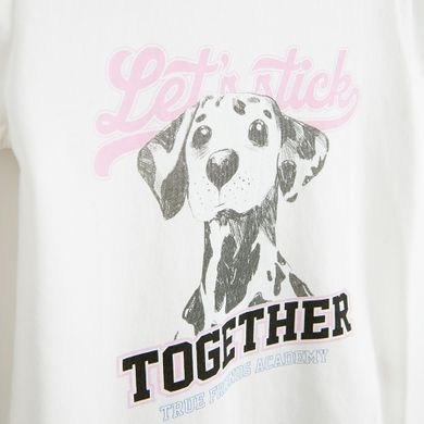 Cool Club, Tricou pentru fete, alb