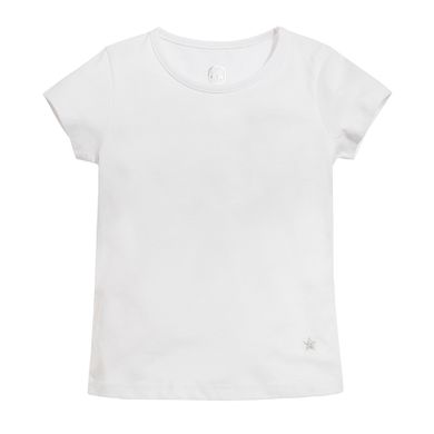 Cool Club, Tricou pentru fete, alb, set de 2 bucati