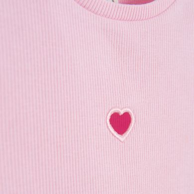 Cool Club, Tricou pentru fete, din tricot striat, roz