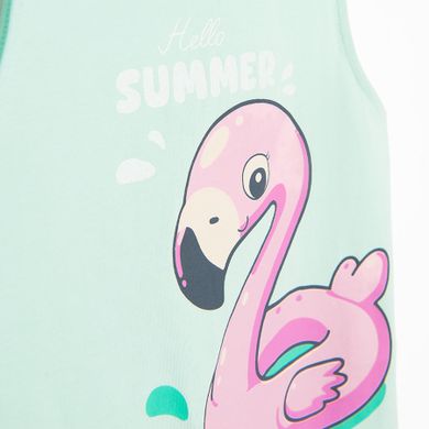 Cool Club, Tricou pentru fete fara maneci, turcoaz
