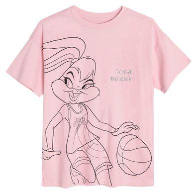 Cool Club, Tricou pentru fete, roz, imprimeu Lola Bunny, Looney Tunes