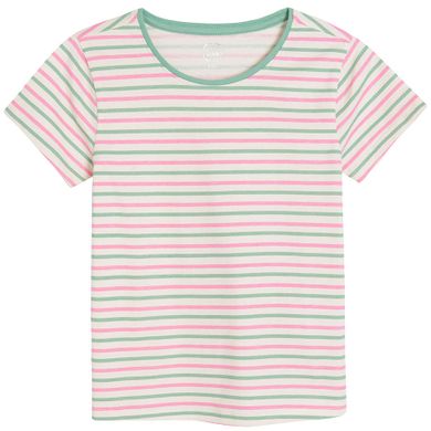 Cool Club, Tricou pentru fete, verde, ecru, set 2 buc.