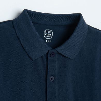 Cool Club, Tricou polo cu maneca scurta pentru baieti, bleumarin