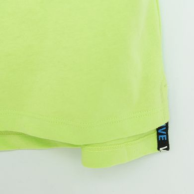Cool Club, Tricou sport pentru baieti, galben-verde, imprimeu Beyond the limits