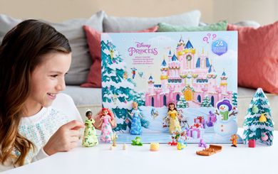 DIsney Princess, Calendar advent cu mini papusi si accesorii