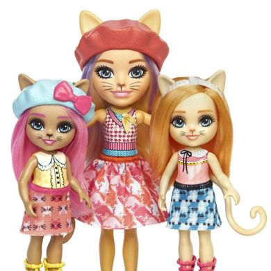 Enchantimals, Familia Callista Cat, set de papusi si animalute