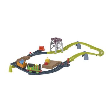 Fisher-Price, Thomas & Friends, Percy, set de joaca cu locomotiva motorizata