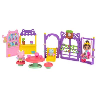 Gabby's Dollhouse, Kitty Fairy Garden Party Set, set de joaca cu figurine