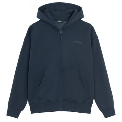 Hanorac oversize cu fermoar NOWEAR