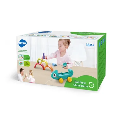 Hola, Cameleon curcubeu, jucarie pentru bebelusi