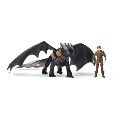 How To Train Your Dragon, Toothless si Hiccup, set de figurine
