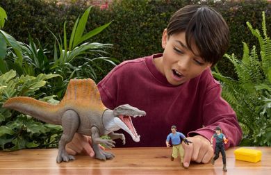 Jurassic World, Spinosaurus, dinozaur, set de figurine