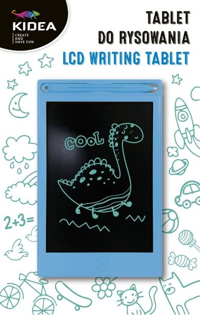 Kidea, tableta de desen, LCD 8", albastru